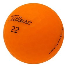 로스트볼 골프용품 골프공 Titleist Velocity Matte Orange for Prestina 상태, 120 - 타이틀리스트벨로시티