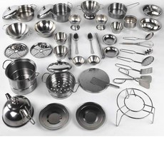 미니어처 칼 밥솥 그릇 소품 스텐 조리 도구 세트 음식 요리 만들기 풀템 DIY 귀여운 소품 주방 소꿉 놀이 캠핑 플레이모빌 모형 냄비 미니어쳐 기타 커피잔 싱크대 가마솥 컵 접시, C.40종