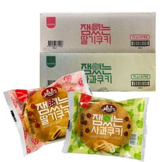 삼립 1+1 잼있는사과쿠키75gx20개+잼있는딸기쿠키75gx20개, 1세트, 1.5kg