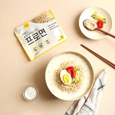 고단백 저탄수 국수 - 콩국수맛 (콩가루포함) /콩으로 만든 프로틴 생면 식단면 [피터그랩 프로면], 6개