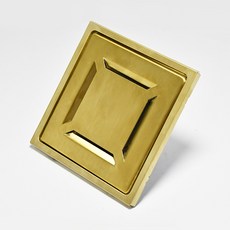 욕실 유가 화장실 배수구 무광 골드 국산 65mm, 1개