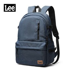 Lee 공식 더블 숄더백 여성 백팩 캐주얼 대학생 책가방 남성 여행 가방 노트북 가방