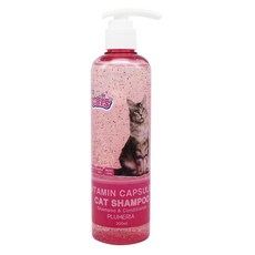 더캣츠 고양이 저자극 피부 비타민캡슐샴푸 푸르메리아향 300ml, 1개