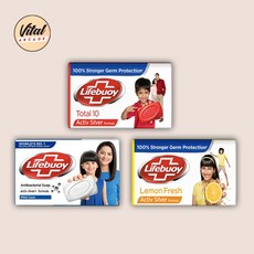 라이프부이 토탈 10 비누 LIFEBUOY TOTAL 10 SOAP 100g x 4개(1세트), 1세트