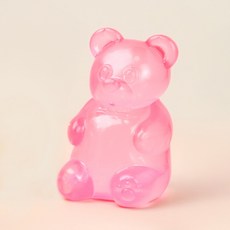 토이토 구미베어 젤리 스퀴시 스트레스볼 말랑이 장난감, 1세트, 320g, 핑크