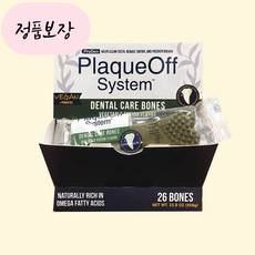  정품배송TPM-빠른배송TPM-반려견영양-프로덴 플라그오프 덴탈본 야채맛 개별포장 26개입 958g_좋은품질TPM미국인기, 1개 