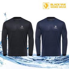 블랙야크S-워크쿨링티셔츠 여름용긴팔 티셔츠 기능성긴팔 자외선 차단기능 100%블랙야크 정품