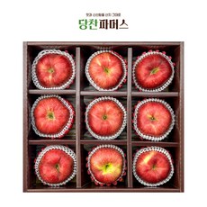 [당찬파머스] 실속있는 당도선별 사과 선물세트 3호 (총 2.4kg/9입), 1세트