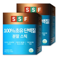 순수식품 초유 단백질 분말 가루 스틱 파우더, 60g, 2개