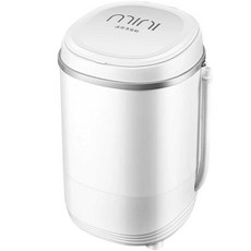 수바이브 미니세탁기탈수기 기숙사 휴대용 가정용 원룸, 1. 기본형 펄화이트4.5KG