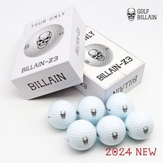 골프빌런 BILLAIN-Z3 3피스 우레탄 6구 빌런-Z3 skull golfball 요즘대세골프공, 1박스 - 빌런골프공