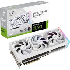 ASUS ROG Strix GeForce RTX™ 4090 White OC Edition 게이밍 그래픽 카드PCIE 4.0 24GB GDDR6X HDMI 2.1a Display, ROG Strix_RTX4090|White