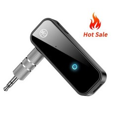VAORLO 오리지널 2 IN 1 블루투스 오디오 수신기 송신기 3.5mm AUX 잭 동글 스테레오 음악 무선 어댑터 미니 휴대용 차량용 키트 TV PC 스피커 헤드폰, 1) C28 Adapter, 1개