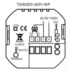 구동기 액추터용 Beok Wifi 온도 조절기 물 바닥 난방 실내 스마트 Tuya 작동 알렉사 구글 홈, for Water Floor, CHINA, 1개