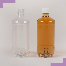 [보틀스] 750페트병 750미리 750ml 내압병 주스병 우유병 플라스틱병 공병 빈페트병 페트공병 국산 공장직영, 1개, 연갈색캡
