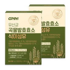 GNM 유산균 곡물발효효소 식이섬유 / 아밀라아제 프로테아제 프로바이오틱스, 2개, 90g