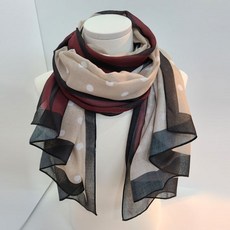 데보르 도트 스카프 머플러 가을 봄