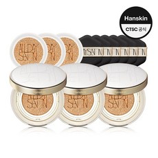 한스킨 올데이 새틴광 쿠션 3개 SET(본품3개+리필3개), 베이지3개_B0008366, 단일상품