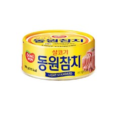 동원 라이트 스탠다드 참치, 90g, 1개