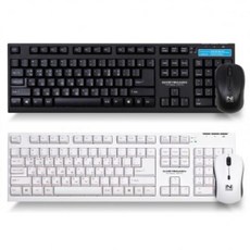 VHX941743[스카이디지탈] W570 세트 nkeyboard 데스크탑 [화이트/키스킨포함] 무선, 단일색상, 단일옵션