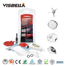 비스벨라 VISBELLA DIY 자동차 휠 복원 키트 흠집 스크래치 제거 광택 복원제, 1세트 - 타이어휠긁힘