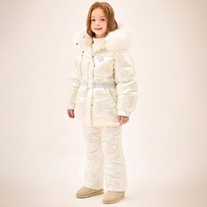 JELISPOON 女童款鐳射滑雪服夾克