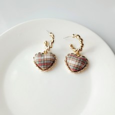 갈고리하트귀걸이