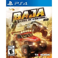 THQ Nordic 플레이스테이션 레이싱 휠 플스 핸들 Baja 엣지 오브 컨트롤 HD PlayStation 4 Q1399979, 1개
