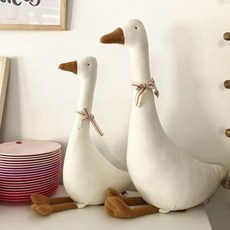 BRAND 북유럽 거위 면화 인형 베개 봉제인형 인테리어 소품, 거위 인형, 55cm