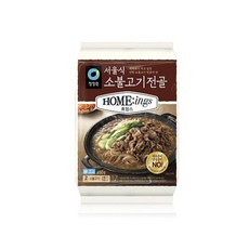 청정원 호밍스 서울식 소불고기전골 650gX2, 2개, 650g