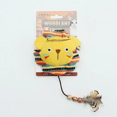 반려동물 고양이 봉제 사자 여우 귀여운 동물 물기 방지 상호 훈, 4.C40A-Lion, 1개