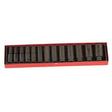 지니어스 임팩트소켓세트(롱) CD-413M(=CD-415M)(1/2 inch*10-30)13P, 1세트
