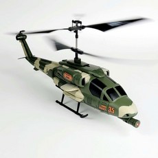 무선헬리콥터 3.5채널 초보자용 국민미니RC헬기 어린이선물용 실내용헬리콥터 교육용 연습용, 국방색
