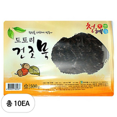 천혜식품 건조 도토리묵, 500g, 10개
