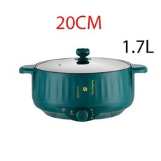 라면포트 최신 전기 밥솥 27L 조절 주방 기기 다기능 2 3 인 싱글더블 레이어 가정용, 싱글 그린, 유럽 연합, 2.Single Green EU