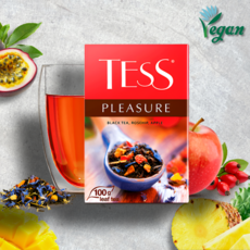 Чай Tess Pleasure, 100 пакетиков, 150 г