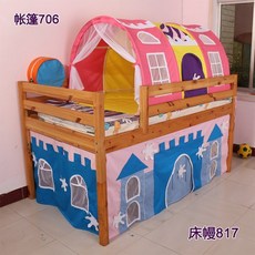 해외 동굴텐트 터널텐트 침대 텐트 이층침대 텐트 아동 보호 침대 캐노피 아치 침대 침대 터널-533295, 08. 수박 빨강 + 노랑