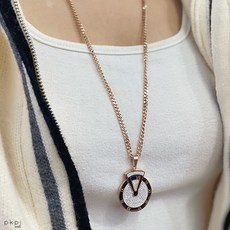 실버볼드목걸이