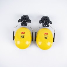 3M 귀덮개 H9P3E 안전모부착형 청력보호 소음차단, 1개