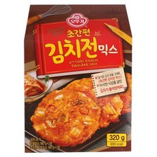 [메가마트]오뚜기 초간편 김치전 믹스 320g, 1개