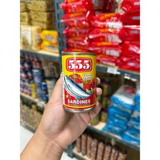 555 hot sardines tomato sauce 155g 필리핀 생선통조림 토마토, 1개