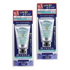 【의약외품】데오나츄레 보송보송 크림 겨드랑이용 직누리 제한제 크림 단품 45그램 x 2), 2개, 45g