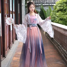 제이에이치 글로벌 스커트 화신부 에스닉 정판 여성 차이나 가슴과 허리까지 오는 저고리와 치마 오리지널제작 학생 고대복장