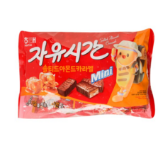 해태 미니자유시간 솔티드아몬드카라멜440g, 1개, 440g