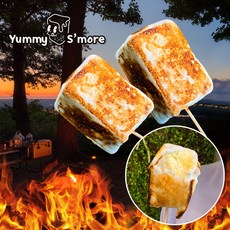 프로즌스모어 마시멜로아이스크림 구워먹는마시멜로 아이스크림 yummy smore 2개 맛선택! 바닐라 + 오레오, 1세트, 100g