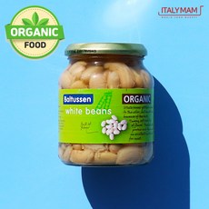발투센 유기농 콩통조림 화이트빈 버터빈 360G, 1개