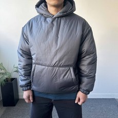 파트 남자 오버핏 아노락패딩점퍼 겨울 후드패딩점퍼