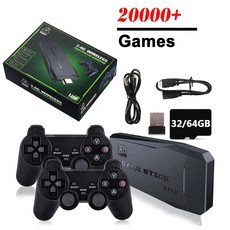 엑박패드 컨트롤러 조이스틱 4K 비디오 게임 콘솔 무선 내장 20000 64G, 1개, 1.M8 32G with Box