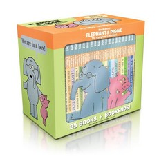 모 윌렘스 엘리펀트 앤 피기 원서 25종 세트 (북엔드 2종 포함) Elephant & Piggie: The Complete Collection, Hyperion Books for