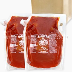 베트남 옹차바 스리라차 칠리소스 대용량 박스상품 Sriracha chilli sauce tuong ot, 6개, 2.25kg